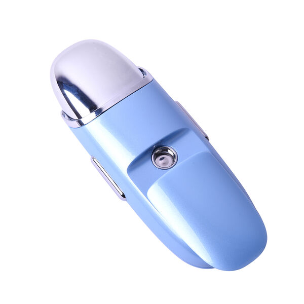 Gesichtswasserspray + kosmetisches Massagegerät, Blau image number 5