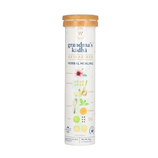 Wellbeing Nutrition Oma Kadha R&ouml;hrchen mit 15 Brausetabletten image number 2