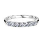 Lab Grown Diamant SI-GH Ring 925 Silber rhodiniert (Größe 17.00) ca. 0,50 ct
