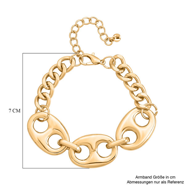 Gelb Armband ca. 19 cm + 5 cm Extender, ca. 38,50g image number 4