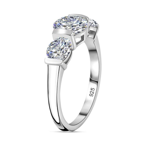 Moissanit Ring, ca. 1,81 ct. image number 4