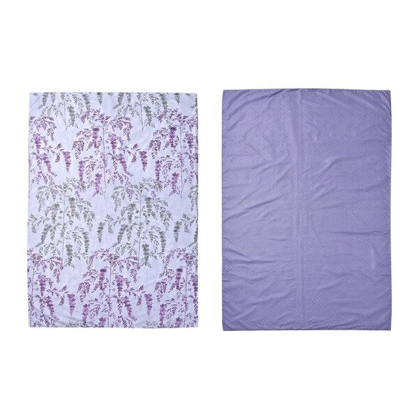 6-teiliges Bettbezug Set, 2 Bettbez&uuml;ge, 4 Kissenbez&uuml;ge, violett image number 10