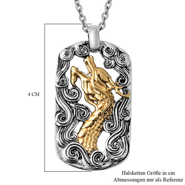 Anh&auml;nger mit Kette ca. 60 cm Edelstahl image number 5