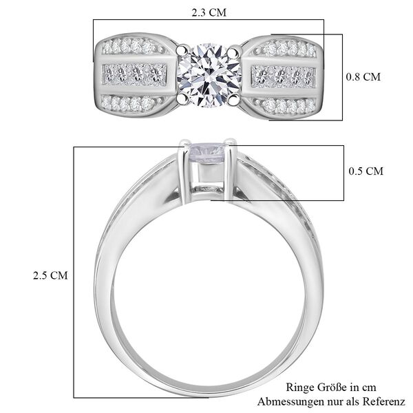 LUSTRO STELLA wei&szlig;er Zirkonia Ring image number 6