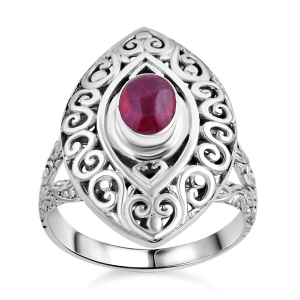 Royal Bali Kollektion- afrikanischer Rubin-Ring - 1,98 ct.
