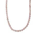 D'Joy AAA Lavendel Perle Halskette ca. 45 cm 925 Silber rhodiniert