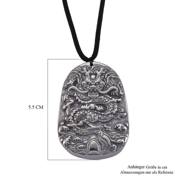 Terahertz Halskette, Drachenmotiv, ca. 71 cm, ca. 100.00 ct image number 7