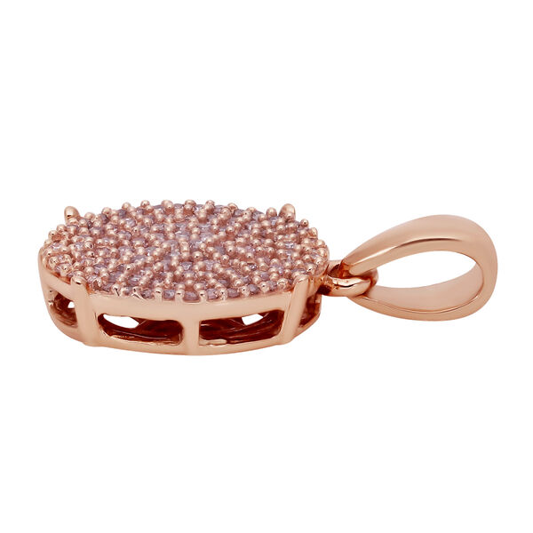 Nat&uuml;rlicher, rosa Diamant-Anh&auml;nger, 375 Ros&eacute;gold ca. 0,25 ct image number 4