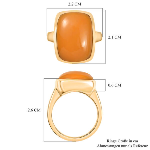 Oregon Karamell Opal Ring Messing (Gr&ouml;&szlig;e 18.00) ca. 9,24 ct image number 7
