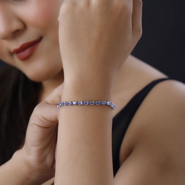 Tansanit Eternity Armband, 20cm - 8 ct. image number 2