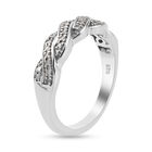 Diamant Ring 925 Silber platiniert  ca. 0,15 ct image number 3