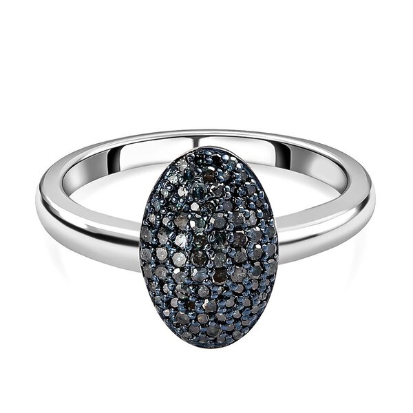 Blauer Diamant-Ring - 0,50 ct. image number 0