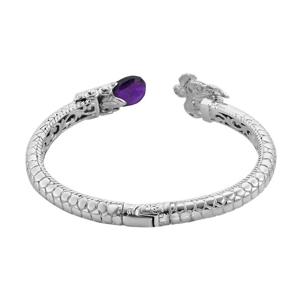 Royal Bali Kollektion- afrikanischer Amethyst-Armreif, 19cm - 7 ct. image number 5