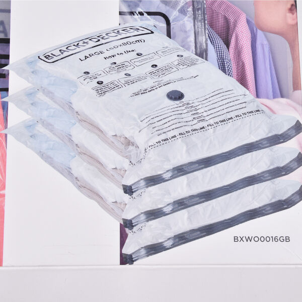 Black+Decker Vakuumierbeutel 3 Pk Gr&ouml;&szlig;e 60x80cm image number 1