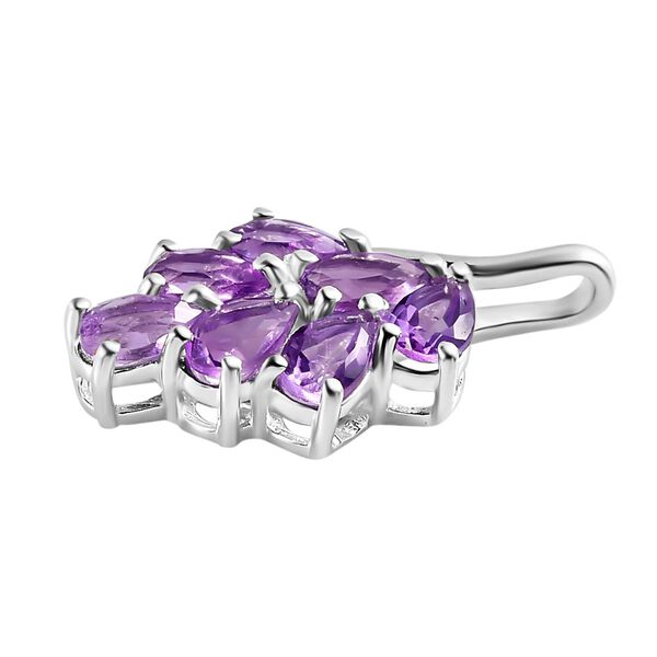 Afrikanischer Amethyst-Anh&auml;nger, 925 Silber ca. 1.38 ct image number 4