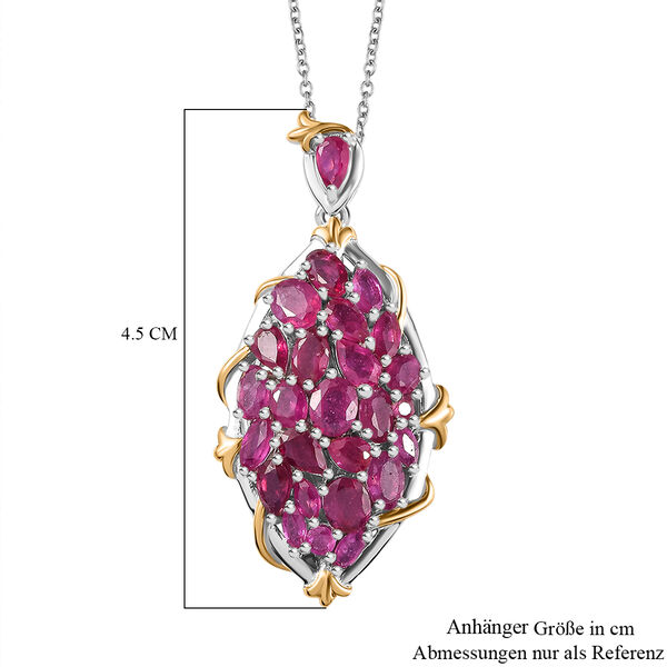 Afrikanischer Rubin-Anhänger mit 50cm Kette - 4,40 ct. image number 5