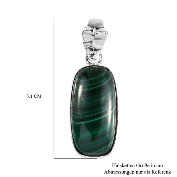 Malachit Anh&auml;nger 925 Silber ca. 13,80 ct image number 6