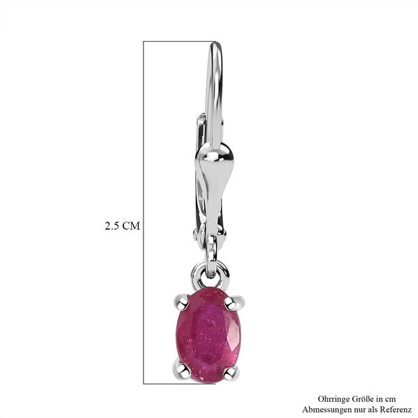 Afrikanische Rubin-Ohrh&auml;nger - 1,11 ct. image number 6