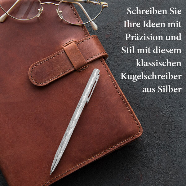 Kugelschreiber in 925er Silber image number 6