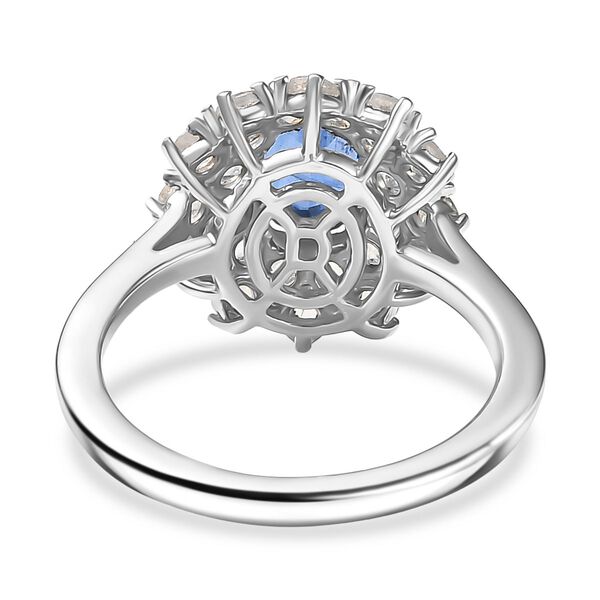 D'Joy AA Natürlicher Kaschmir Kyanit und Regenbogen Mondstein Ring - 2,68 ct. image number 6