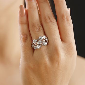 J Francis gefertigt mit SWAROVSKI- Swarovski Zirkonia Ring