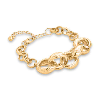 Gelb Armband ca. 19 cm + 5 cm Extender, ca. 31,50g