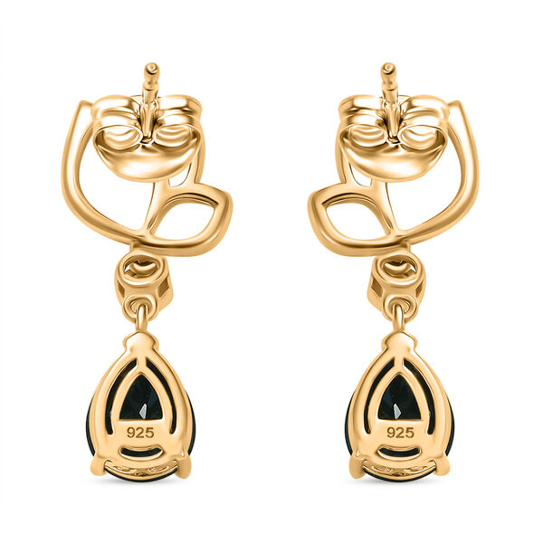 Alexandrit Triplett Quarz und Zirkon Ohrringe - 4,16 ct. image number 4