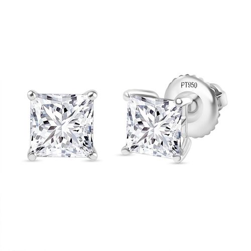 LUXURIANT DIAMOND- VS-EF Labor Diamant Ohrringe in 950 Platin - 2,17 ct. image number 0