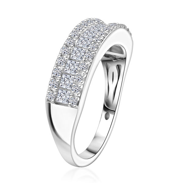 LUXURIANT VS-EF Labor Diamant Half Eternity Ring - 1 ct. image number 5