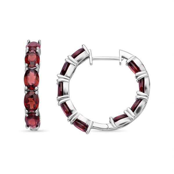 Infinity Mosambik Granat Inside-Out-Creolen