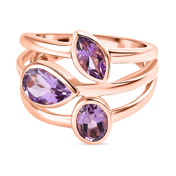 AA Rose De France Amethyst-Ring - 2,44 ct.