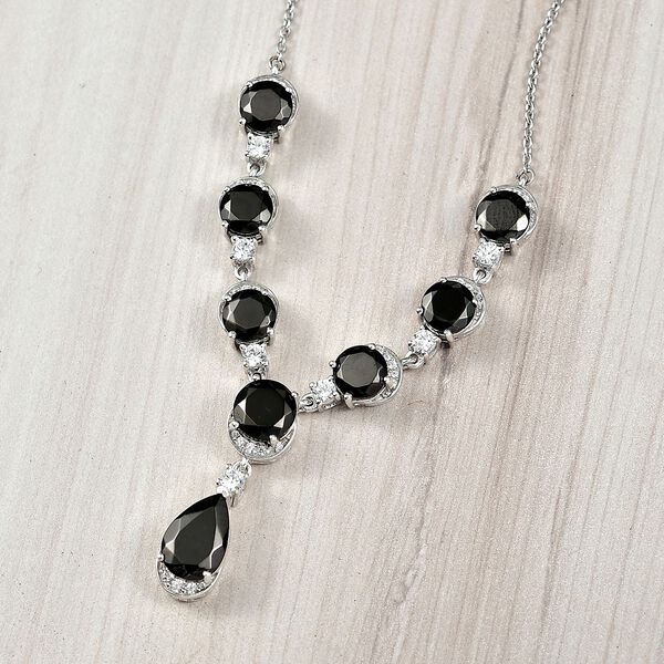 D'Joy Elite Shungit und Zirkon 45cm Halskette - 10,28 ct. image number 2