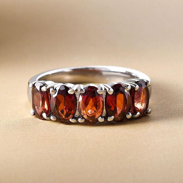 Roter Granat-Ring,  ca. 2,73 ct image number 2