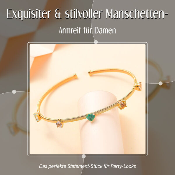 Multi-Edelstein-Armreif, 19cm - 1,76 ct. image number 2