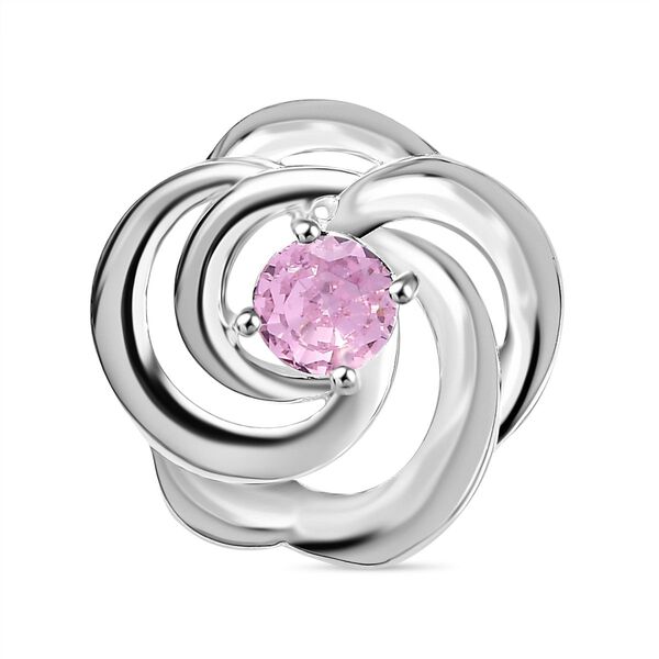 Rosa Zirkonia Anhänger - 0,86 ct. image number 0