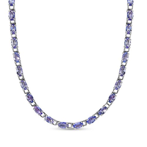 Tansanit Halskette, 45cm - 13,86 ct. image number 0