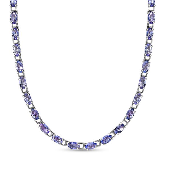 Tansanit Halskette, 45cm - 13,86 ct. image number 0