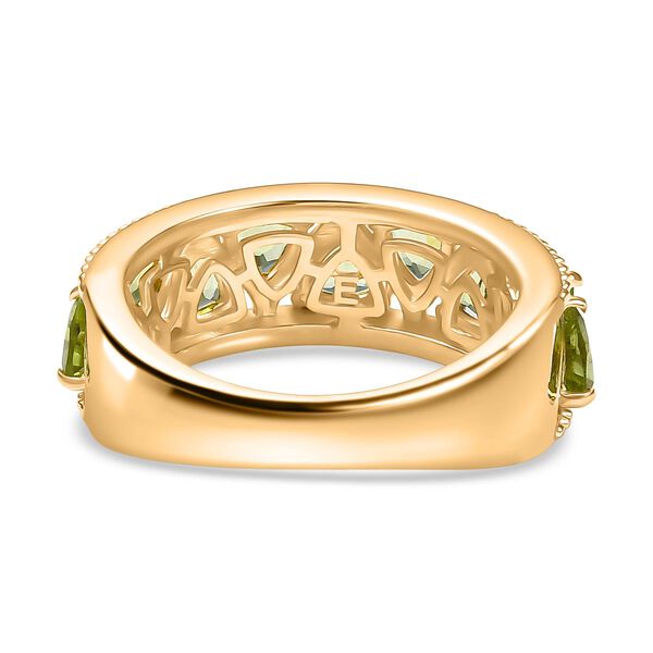 Peridot Ring Nickelfreies Messing (Größe 17.00) ca. 2,34 ct image number 5
