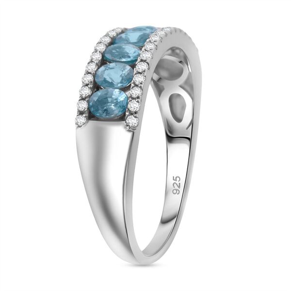 D'Joy AA blauer und wei&szlig;er Zirkon Ring - 2,32 ct. image number 4