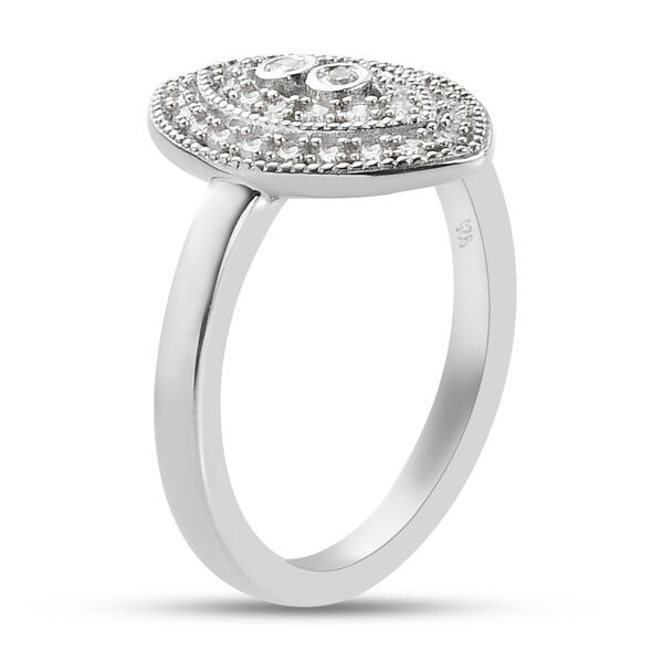 Diamant Ring 925 Silber platiniert  ca. 0,25 ct image number 5