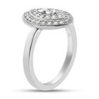 Diamant Ring 925 Silber platiniert  ca. 0,25 ct image number 4
