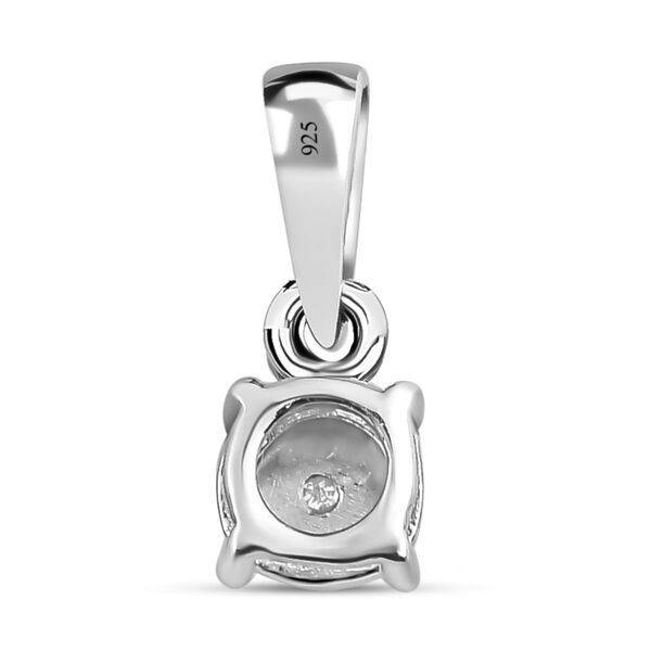 2er-Set- wei&szlig;er Diamant-Anh&auml;nger und Ohrringe image number 5