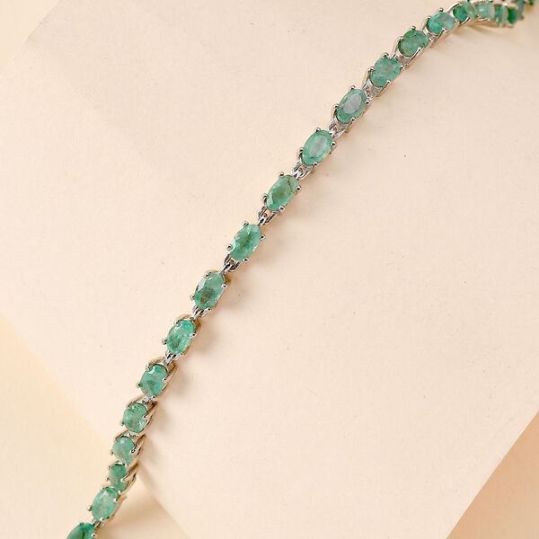 Kagem sambisches Smaragd Armband in Silber, 4,50 ct. image number 2