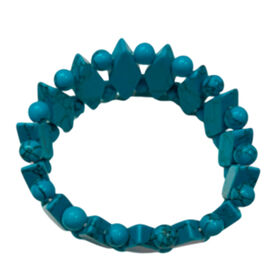 Blauer Howlit Armband Flexibel cm ca. 160.00 ct