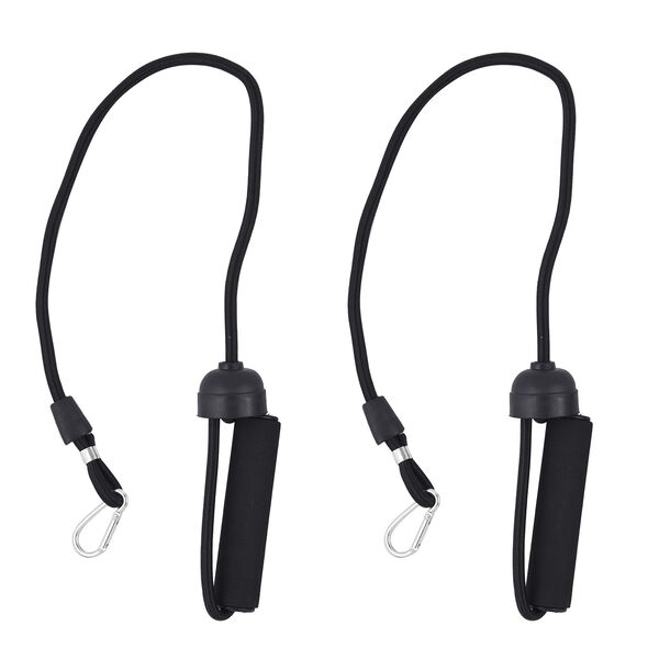 Fitness Vibrations-Plattform mit Widerstandsb&auml;ndern, Fernbedienung und USB-Lautsprecher, Rot image number 7