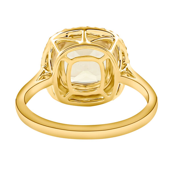 ILIANA AAA Turkizit und Diamant-Ring, SI G-H, 750 Gelbgold  ca. 2,81 ct image number 5