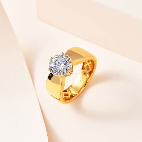 Moissanit Ring - 1,74 ct. image number 2