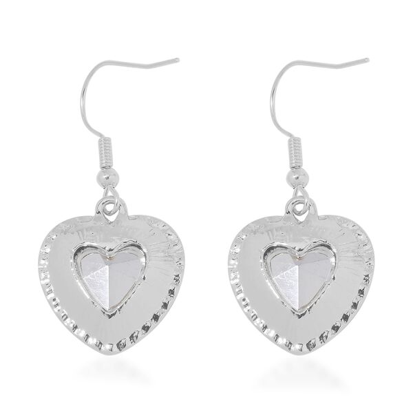 J Francis gefertigt mit SWAROVSKI- Weißes Swarovski Kristall Schmuckset image number 6