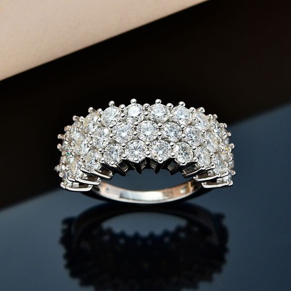 Moissanit Ring - 3,32 ct. image number 8