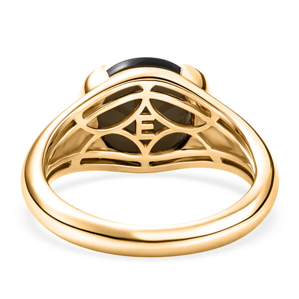 EverTrue AA schwarzer Glasachat Ring - 1,69 ct. image number 5